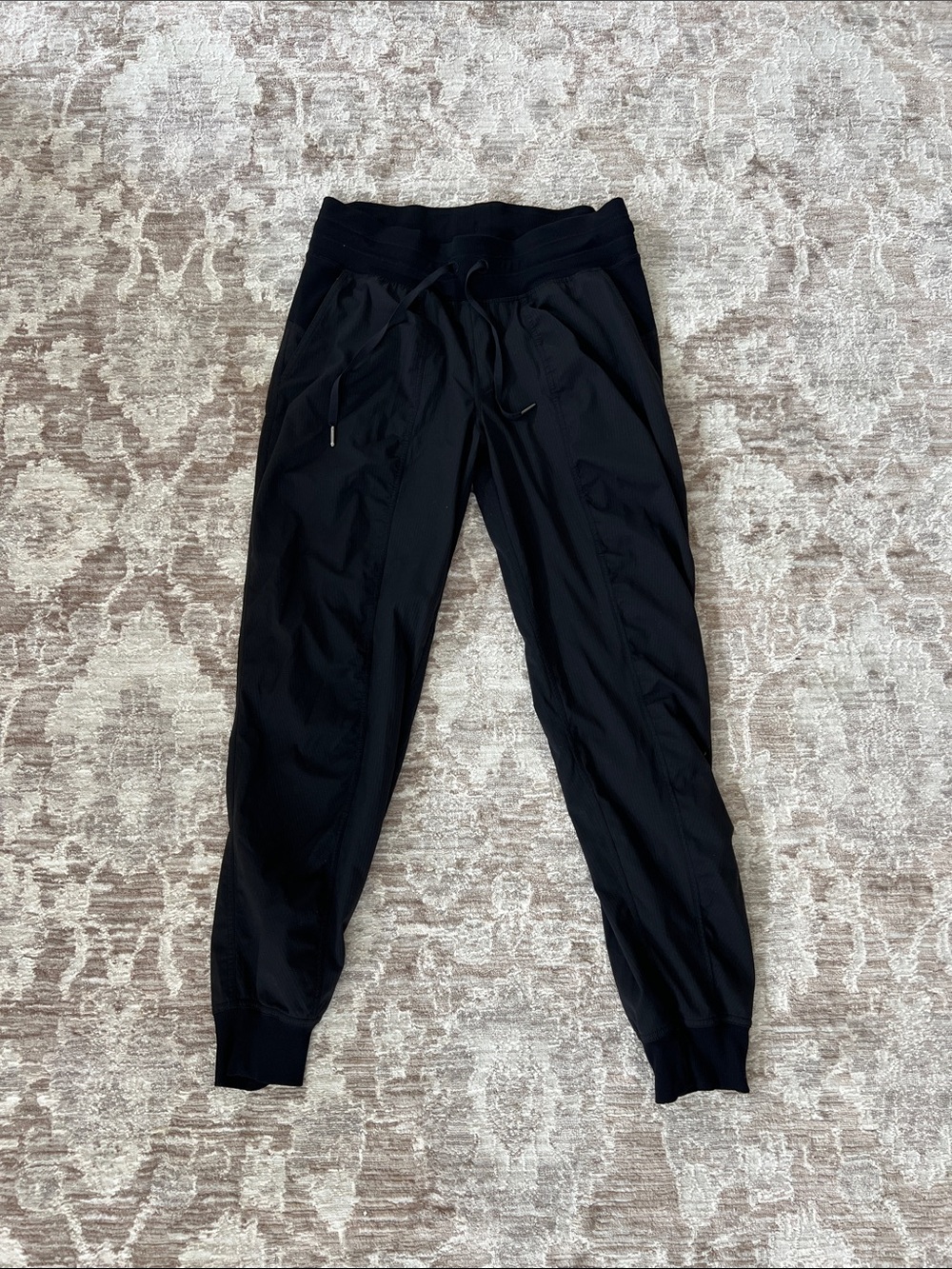 lululemon athletica Black Reflective Logo Leggings